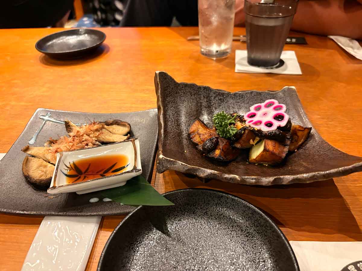 delicious dishes in Pontocho izakaya