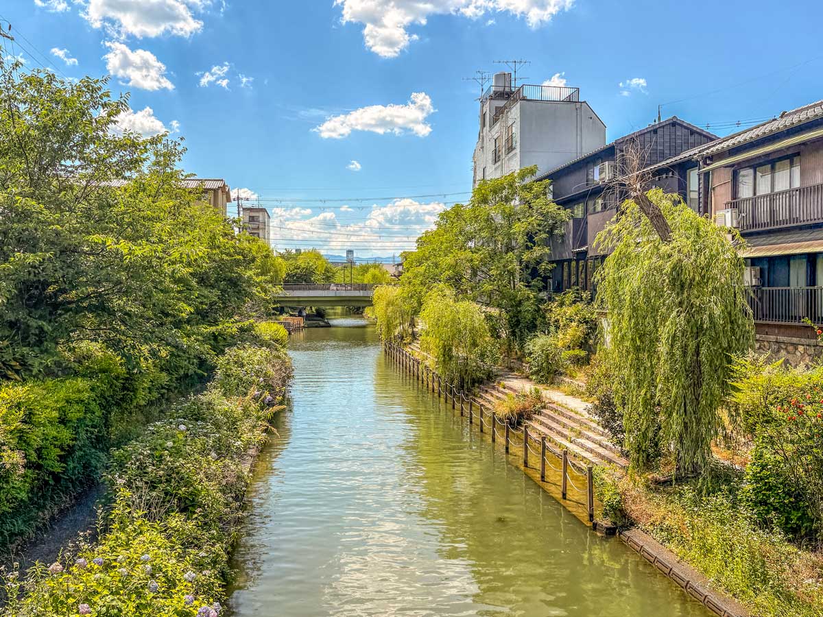 Uji-gawa, a canal in Fushimi